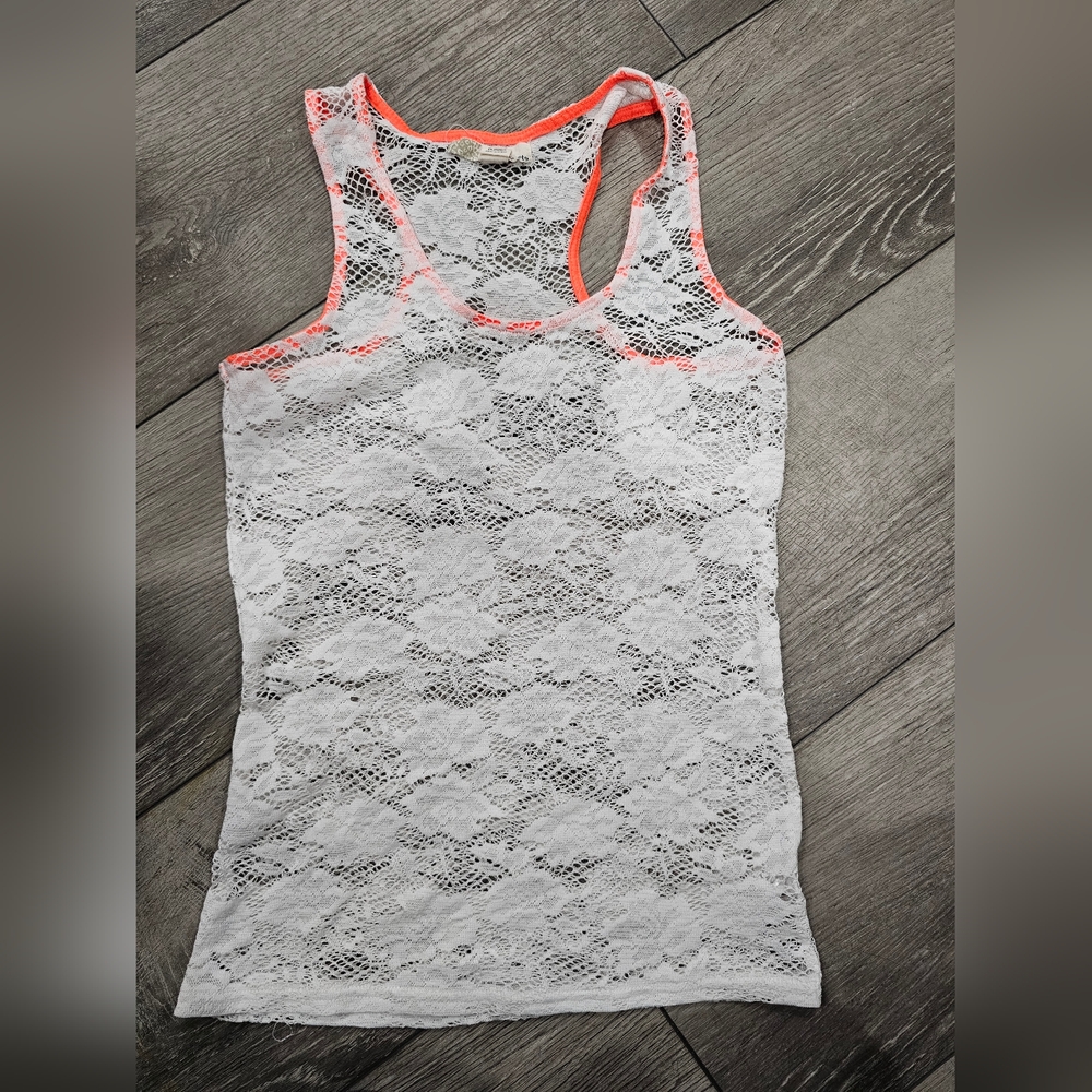 Lace Floral Tank Top
